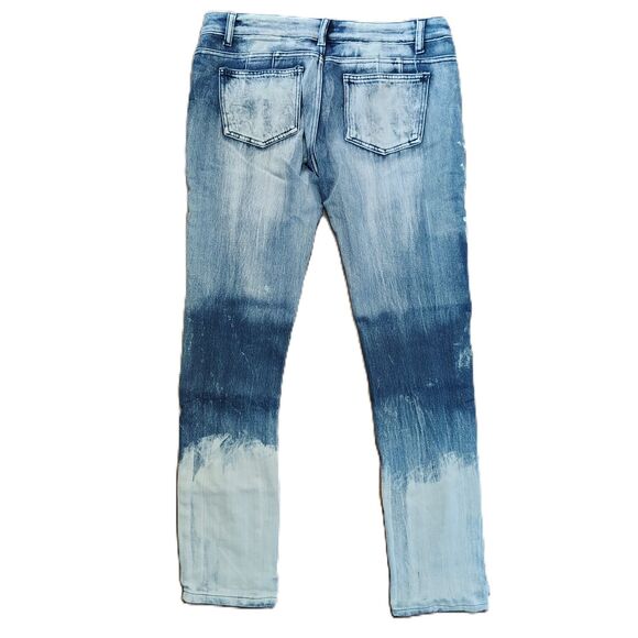 DAZL Butt Lift Denim 11 Women's Jrs Low Rise Destroyed Distressed Jeans - Picture 2 of 4